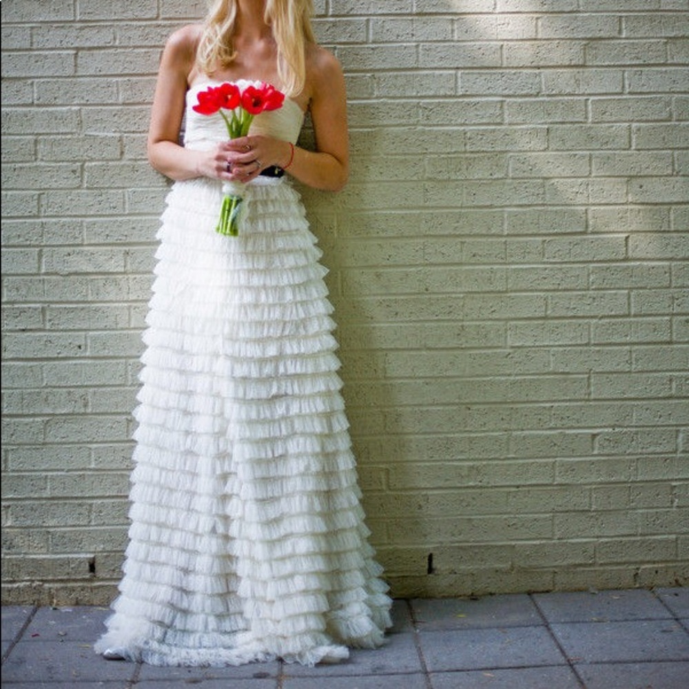 Michael Kors Collection White Lace Dress